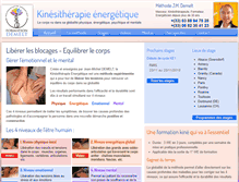 Tablet Screenshot of kine-energetique.com